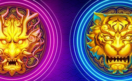 ภาพหน้าปกเกมสล็อต Dragon Tiger Luck